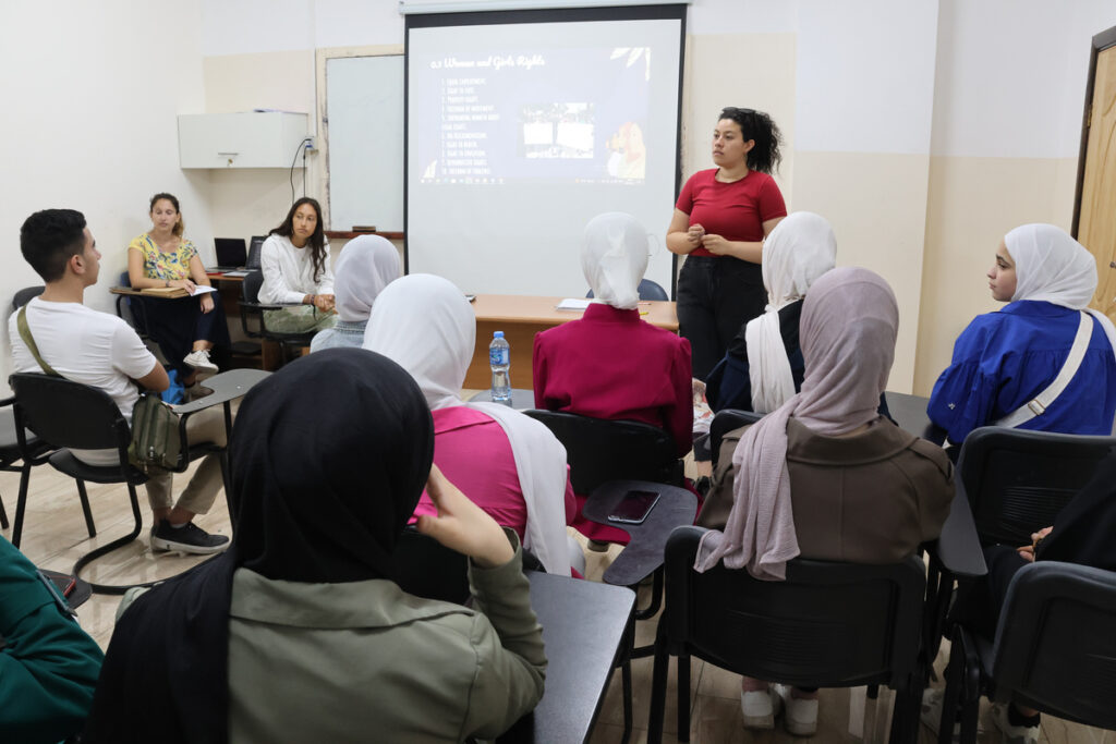Volunteer In Local Schools In Palestine